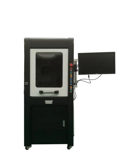 Grünlicht-Laserbeschriftungsmaschine 10W 20W für Glaspräzisionsmarkierungsschneiden Grüner Laser