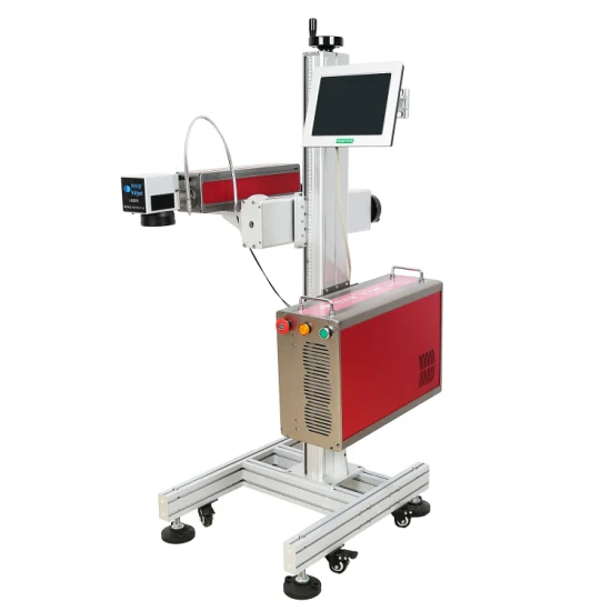  Dauerstrich-Laser-Kodierungsmaschine, Faserlaser/CO2-Laser/UV-Laser-Markierungsmaschine für Datum/Chargennummer-Kodierung/Verpackung;  Essen & Getränke